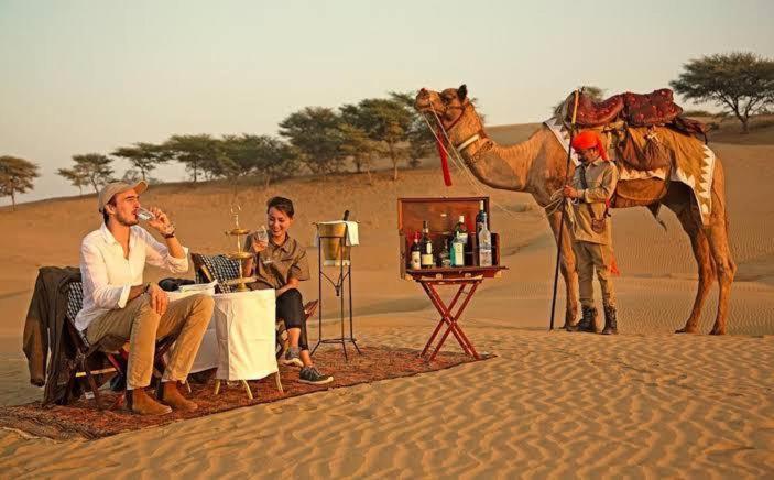 Golden Sandstone Hotel Desert Safari Camp Jaisalmer Εξωτερικό φωτογραφία
