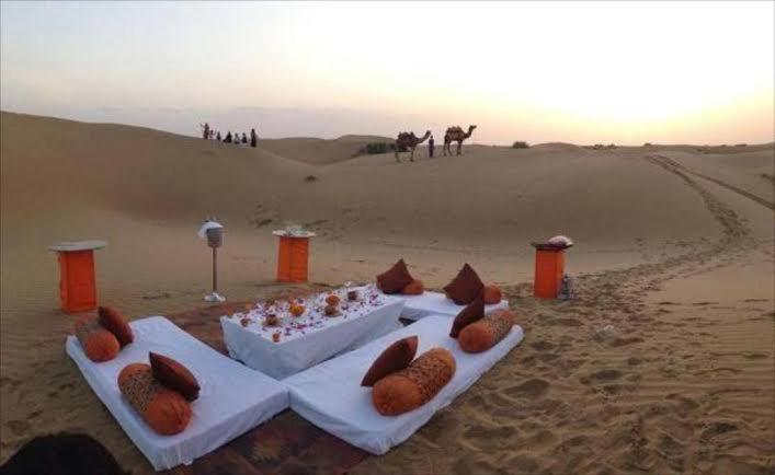Golden Sandstone Hotel Desert Safari Camp Jaisalmer Εξωτερικό φωτογραφία