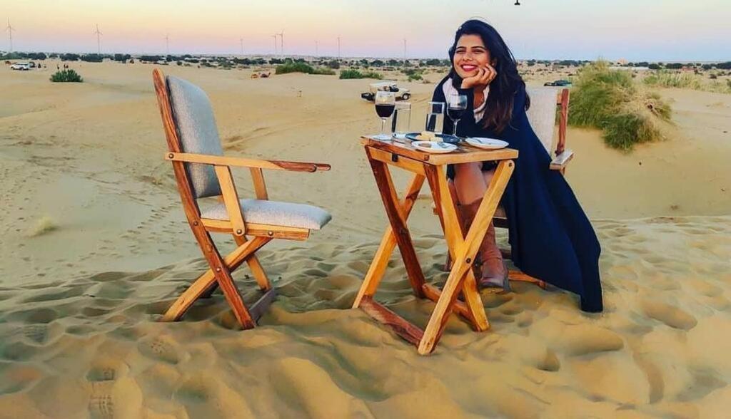 Golden Sandstone Hotel Desert Safari Camp Jaisalmer Εξωτερικό φωτογραφία