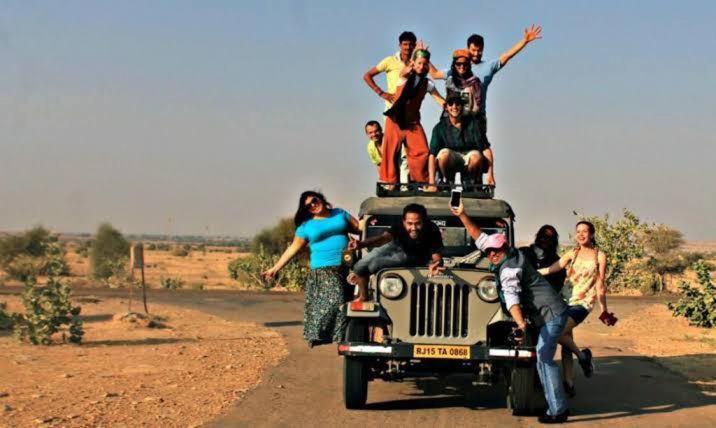 Golden Sandstone Hotel Desert Safari Camp Jaisalmer Εξωτερικό φωτογραφία