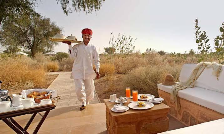 Golden Sandstone Hotel Desert Safari Camp Jaisalmer Εξωτερικό φωτογραφία